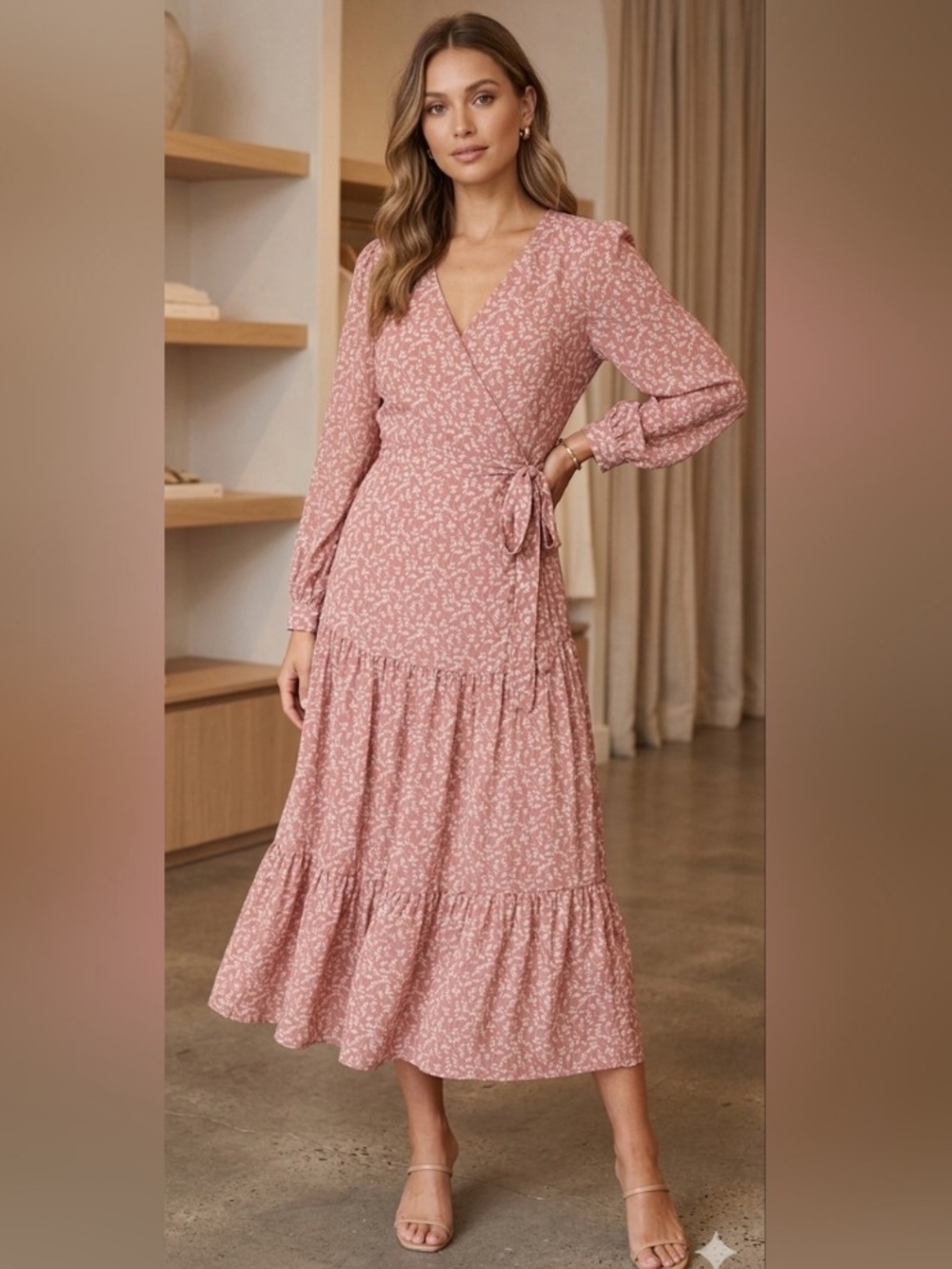 Midi Wrap Dress